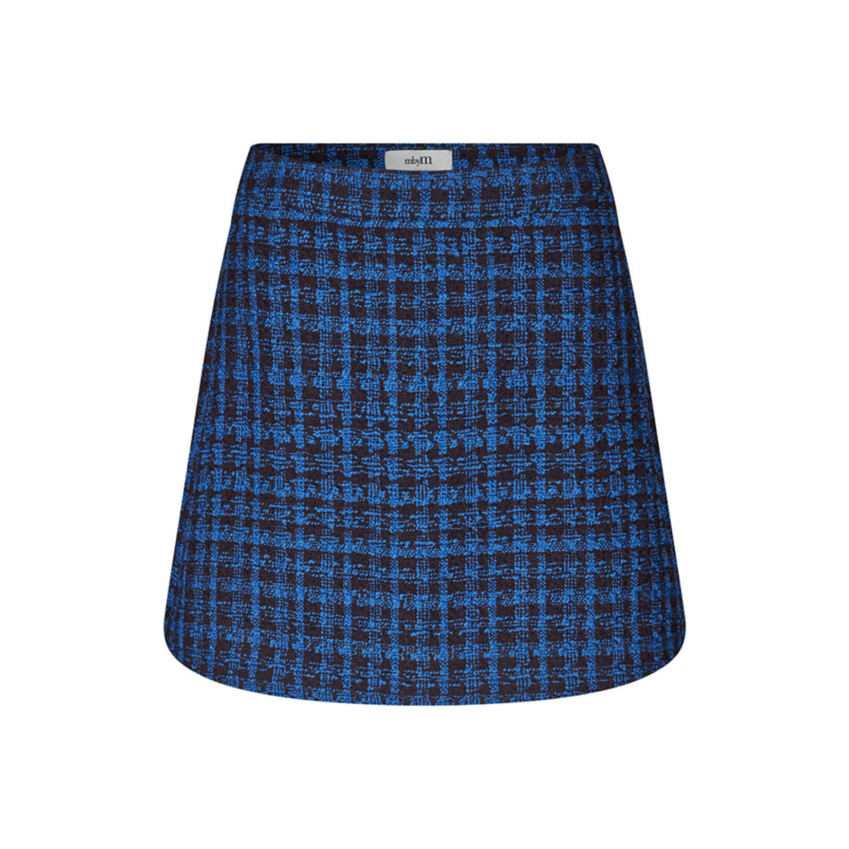 mbyM Pelian-M, Editha, skirt tweed in blauwschakering