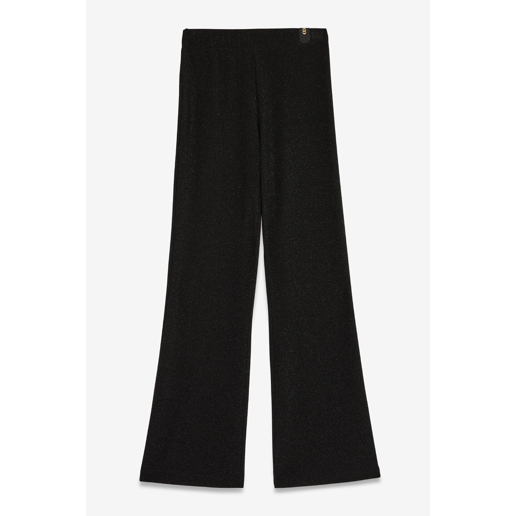 Ottod'Ame DP9619 pant zwart met lurex 79% viscose 9% nylon 9% poly en elastan