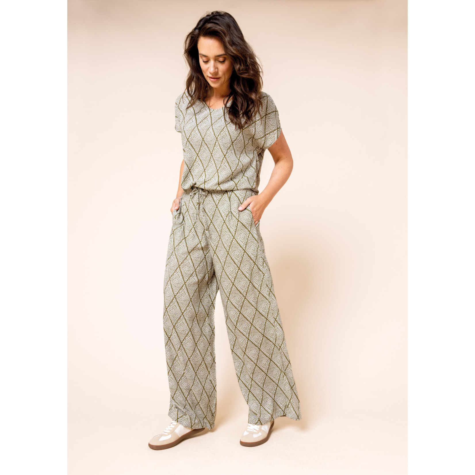 ZILCH 51EVW10.190  100% visc. kleur argyle army