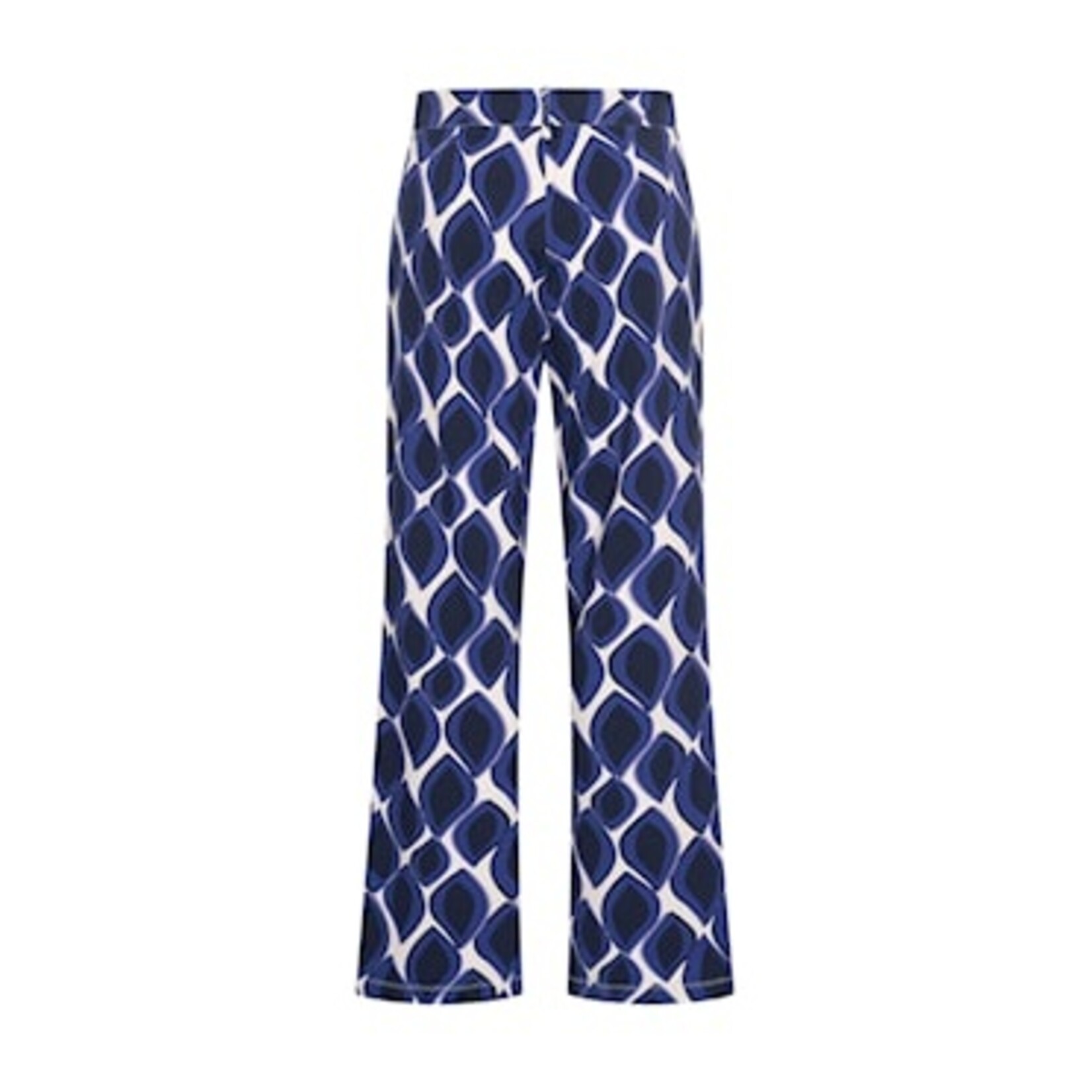 ZILCH 51COL60.030  broek met rechte pijp 92%orgco en 2% elastan
