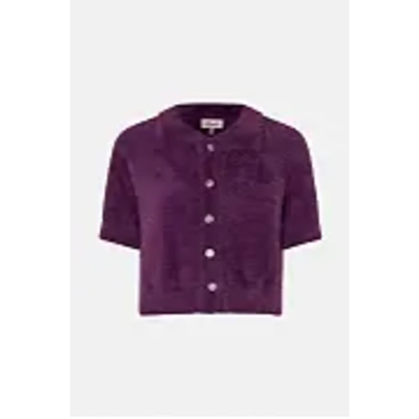 Baum und Pferdgarten Cristin cropped cardigan plum perfect
