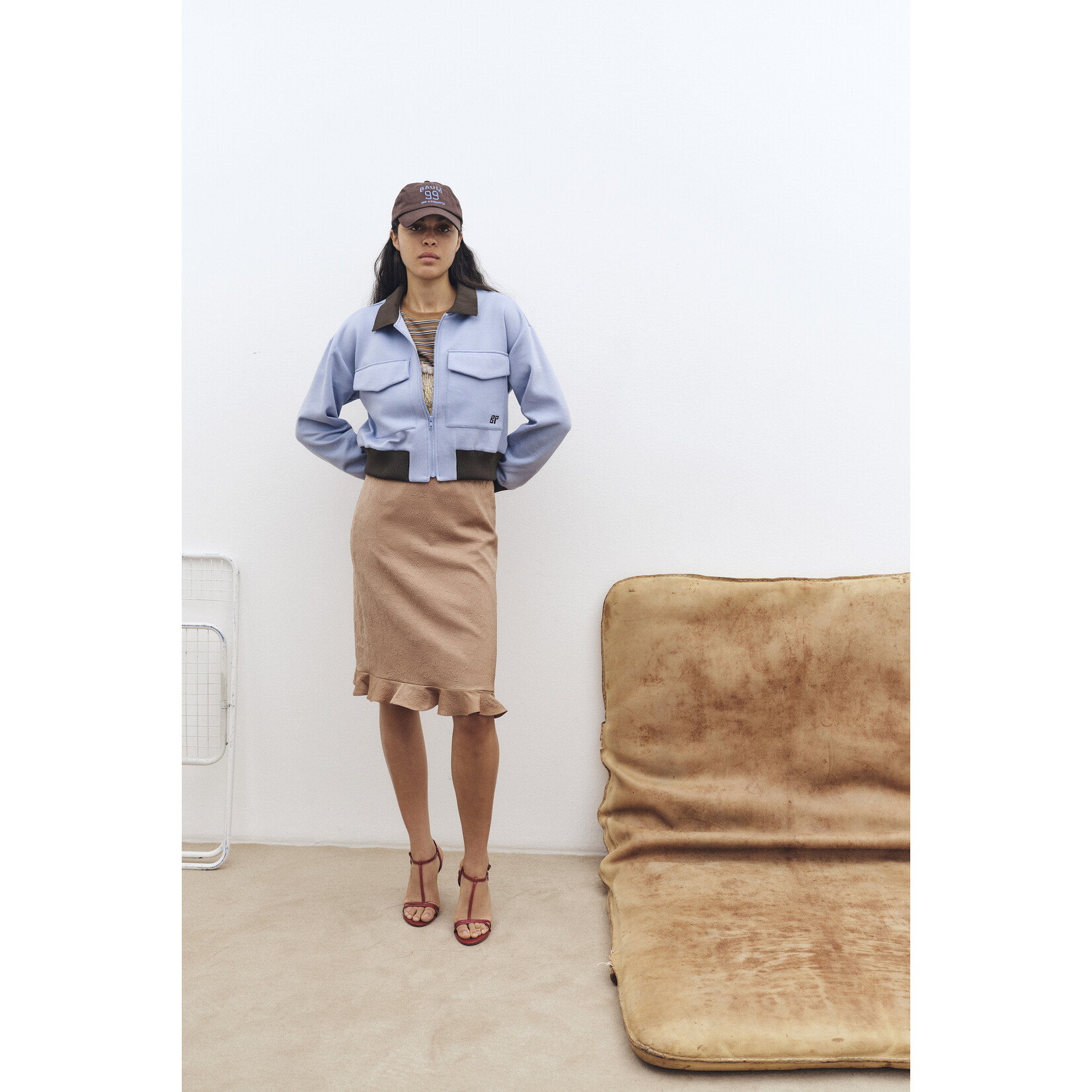 Baum und Pferdgarten Joslyn cropped jacket bel air blue 24274
