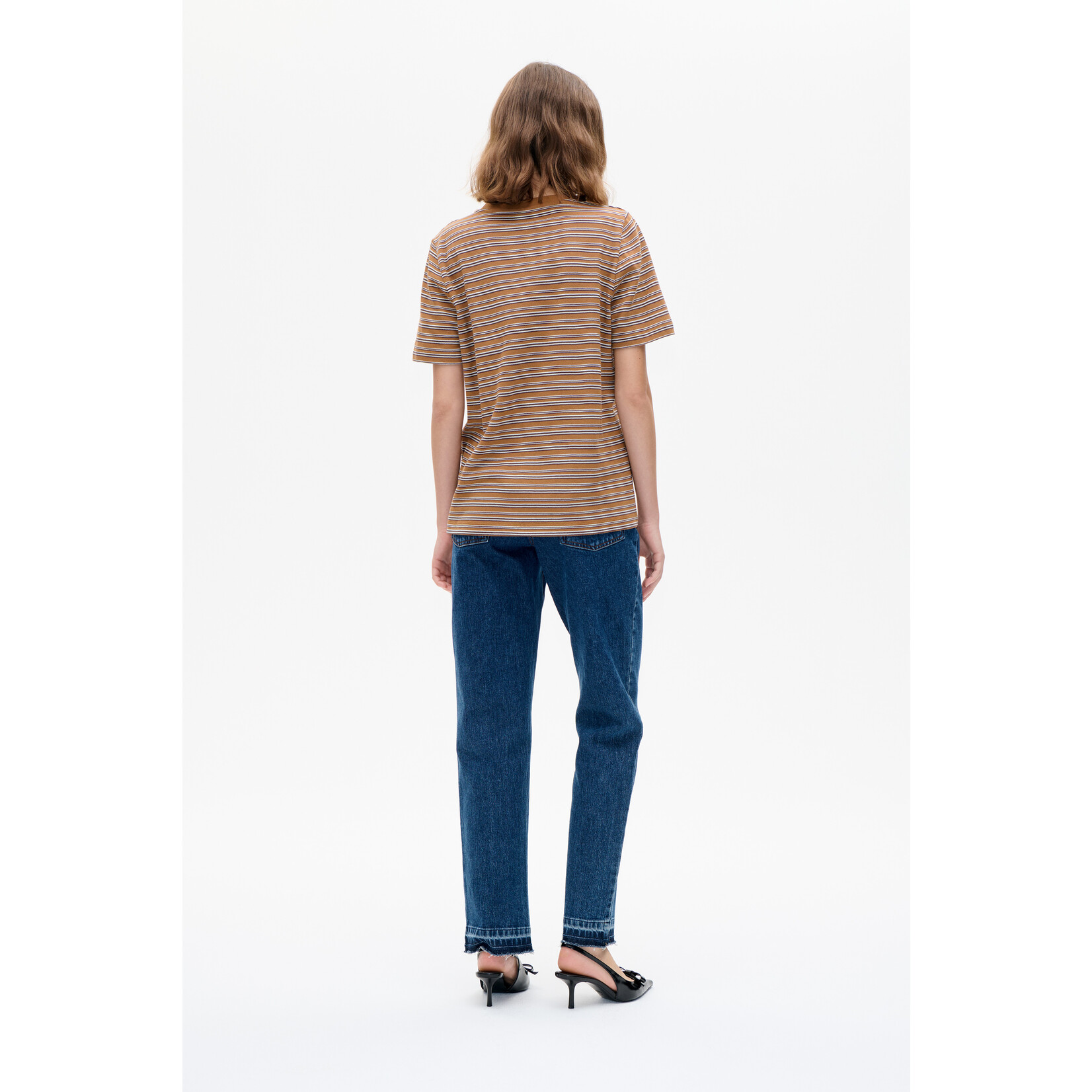 Baum und Pferdgarten Jawo nuthatch polo stripe t-shirt 100% org. cotton