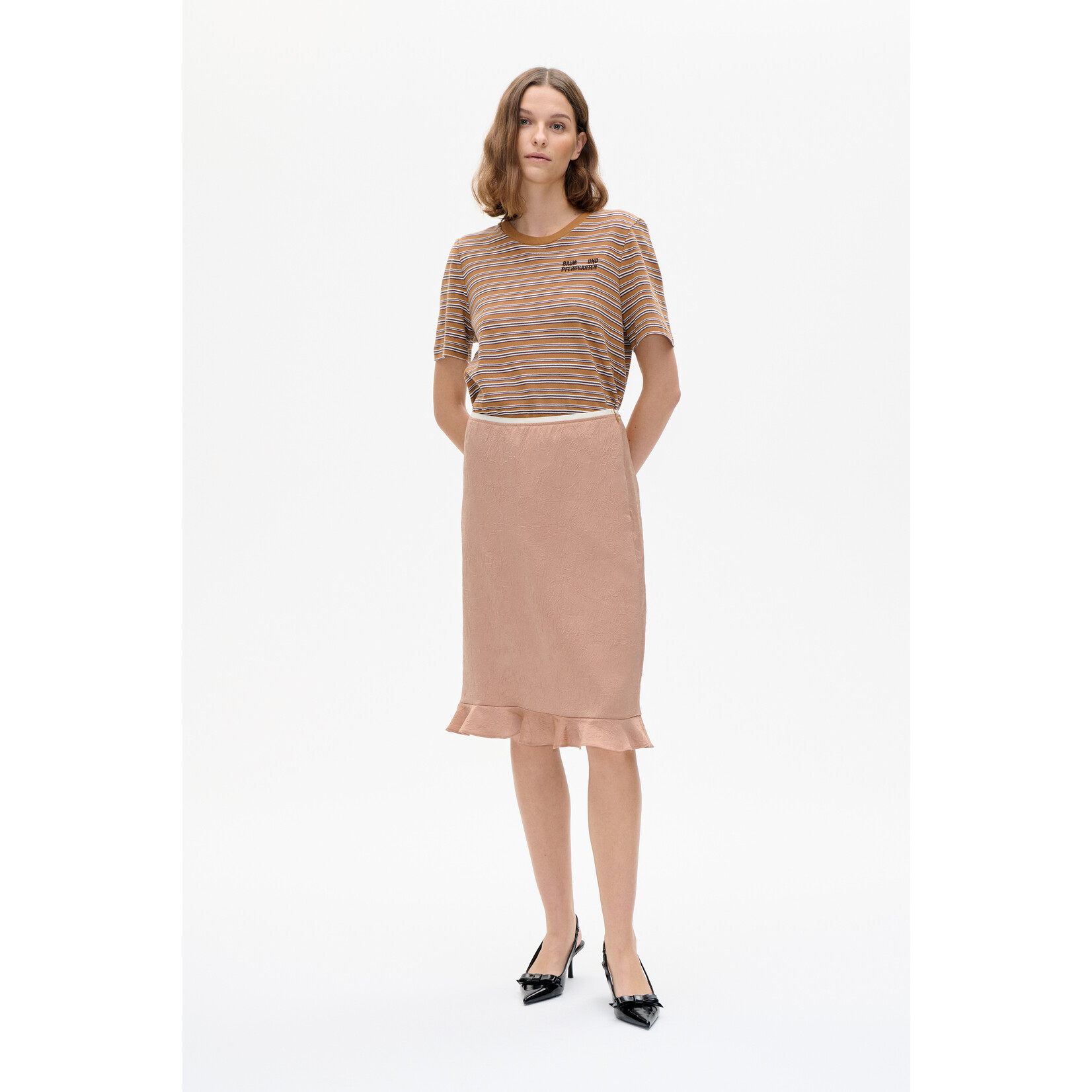 Baum und Pferdgarten Jawo nuthatch polo stripe t-shirt 100% org. cotton
