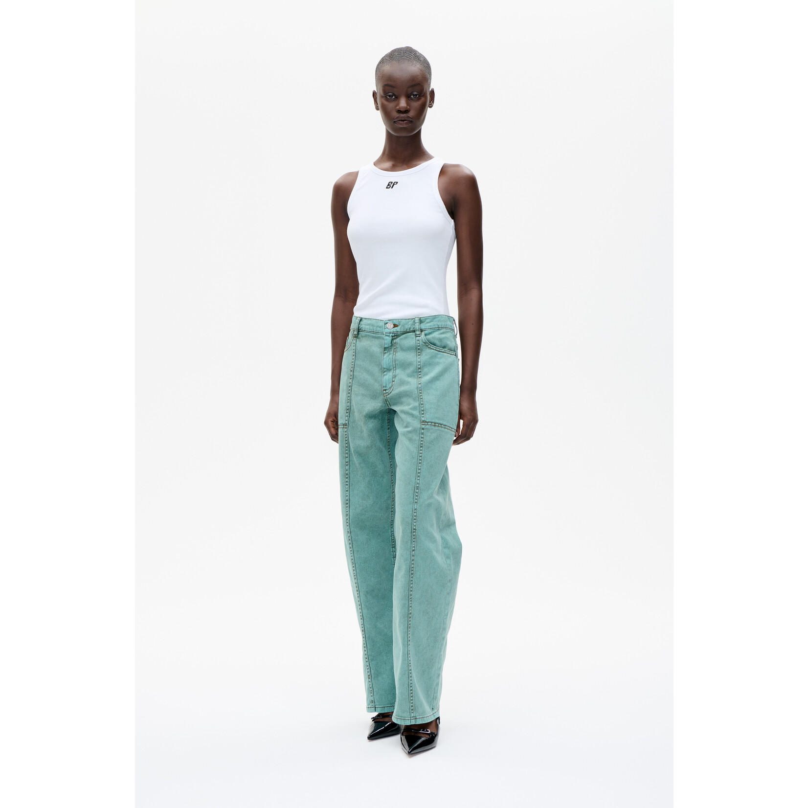 Baum und Pferdgarten Nolia pine needle 97% org. cotton en 3% elasthan