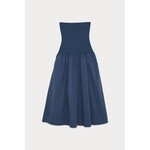 Même Road Strapless jurk indigo