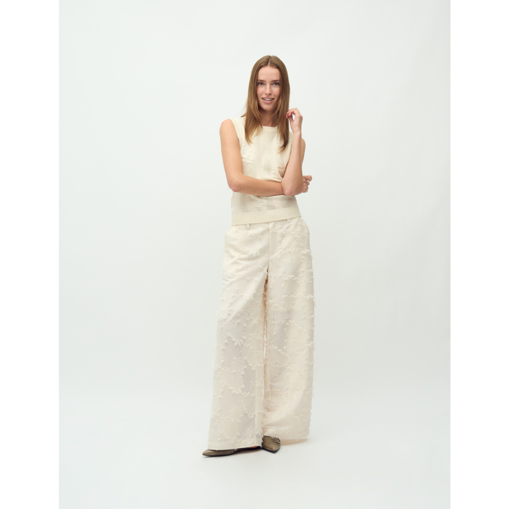 mbyM Cavia Long-M , Bloomilla 61910419 100% polyester. kleur sugar.