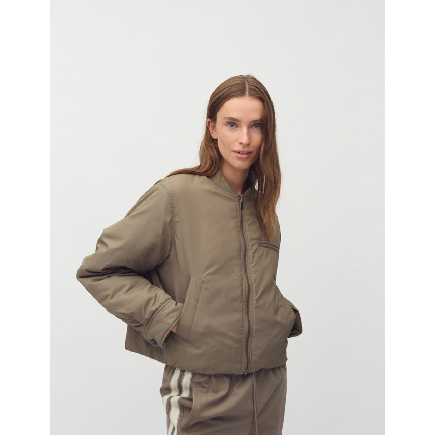 mbyM 58180072 Abrielle-M jacket brindle sand.