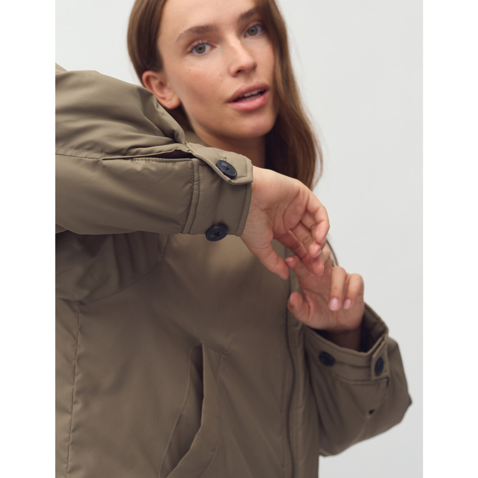 mbyM 58180072 Abrielle-M jacket brindle sand.