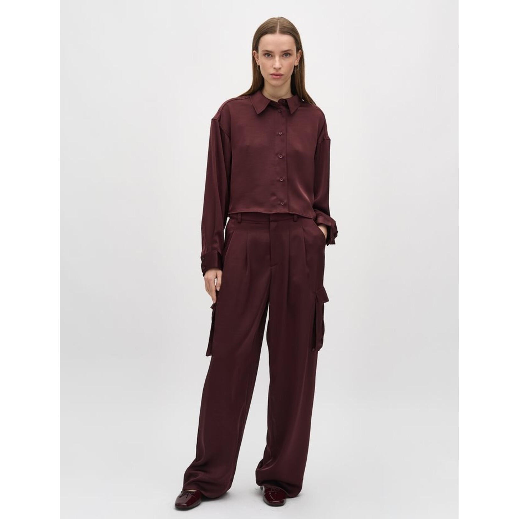 mbyM -Valo-M, Quilana, pantalon bordeaux 61009113