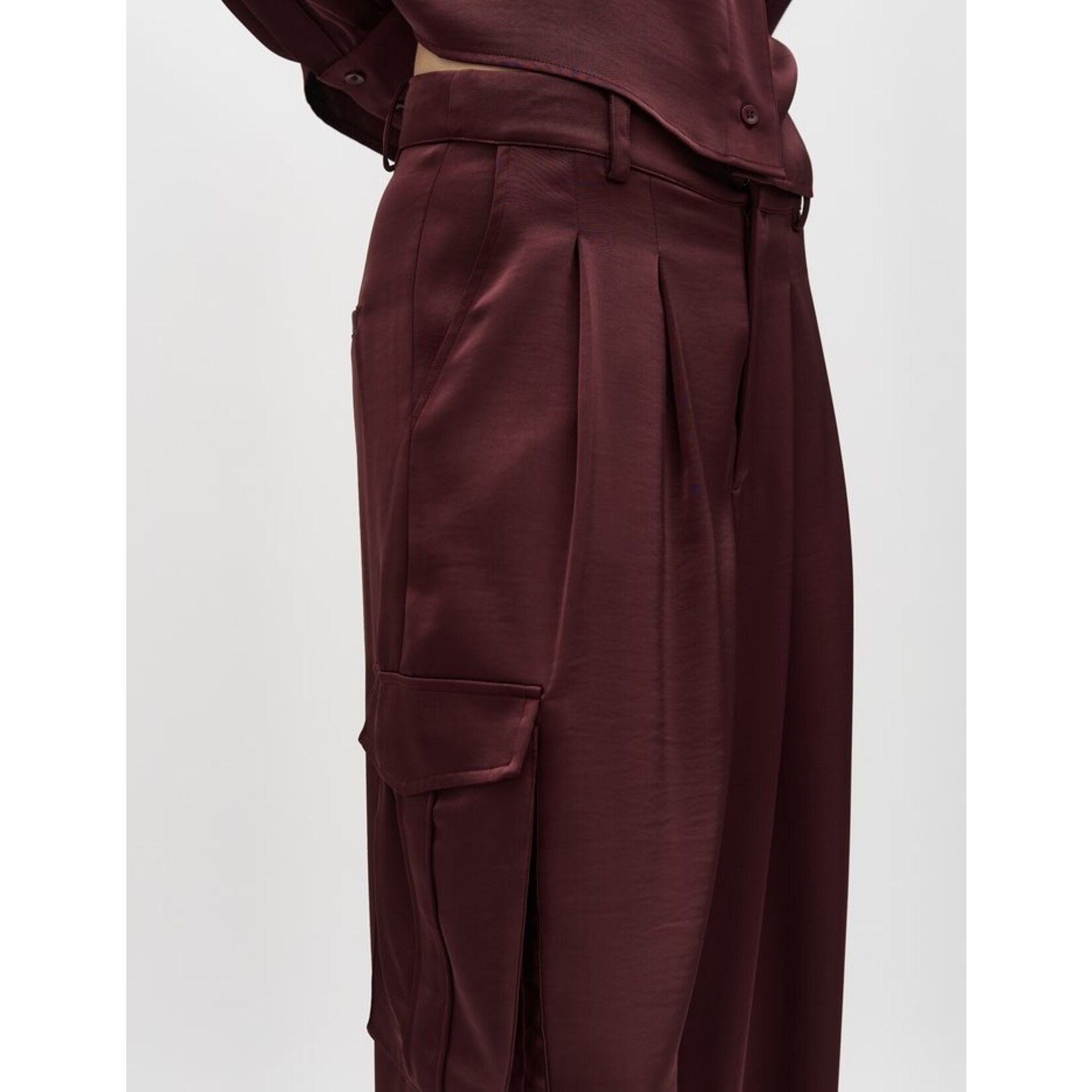 mbyM -Valo-M, Quilana, pantalon bordeaux 61009113