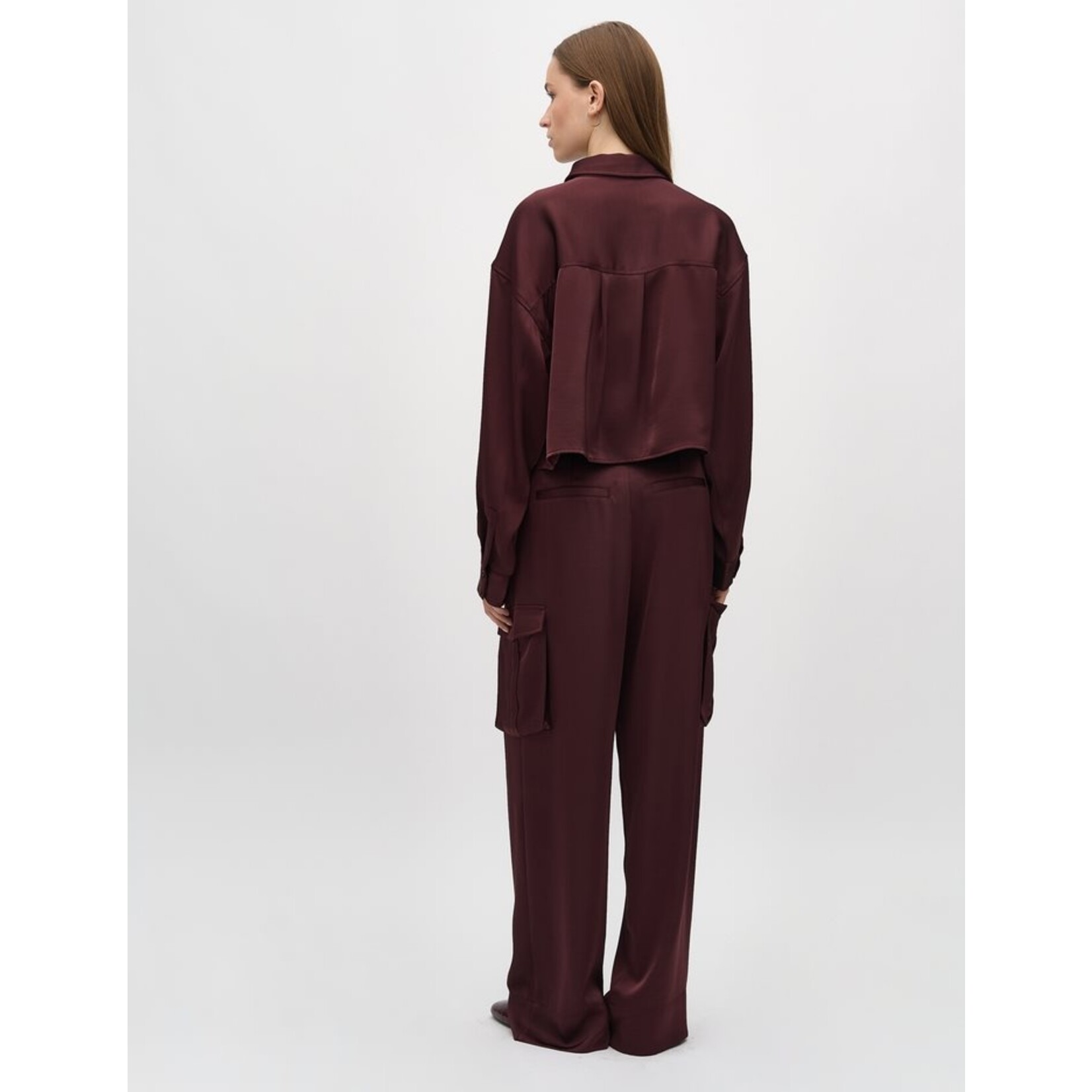 mbyM -Valo-M, Quilana, pantalon bordeaux 61009113