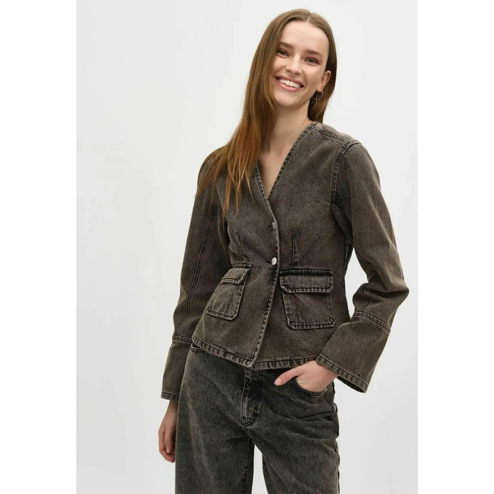 Liandra-M,  bruine jeans kleur chocolate martini