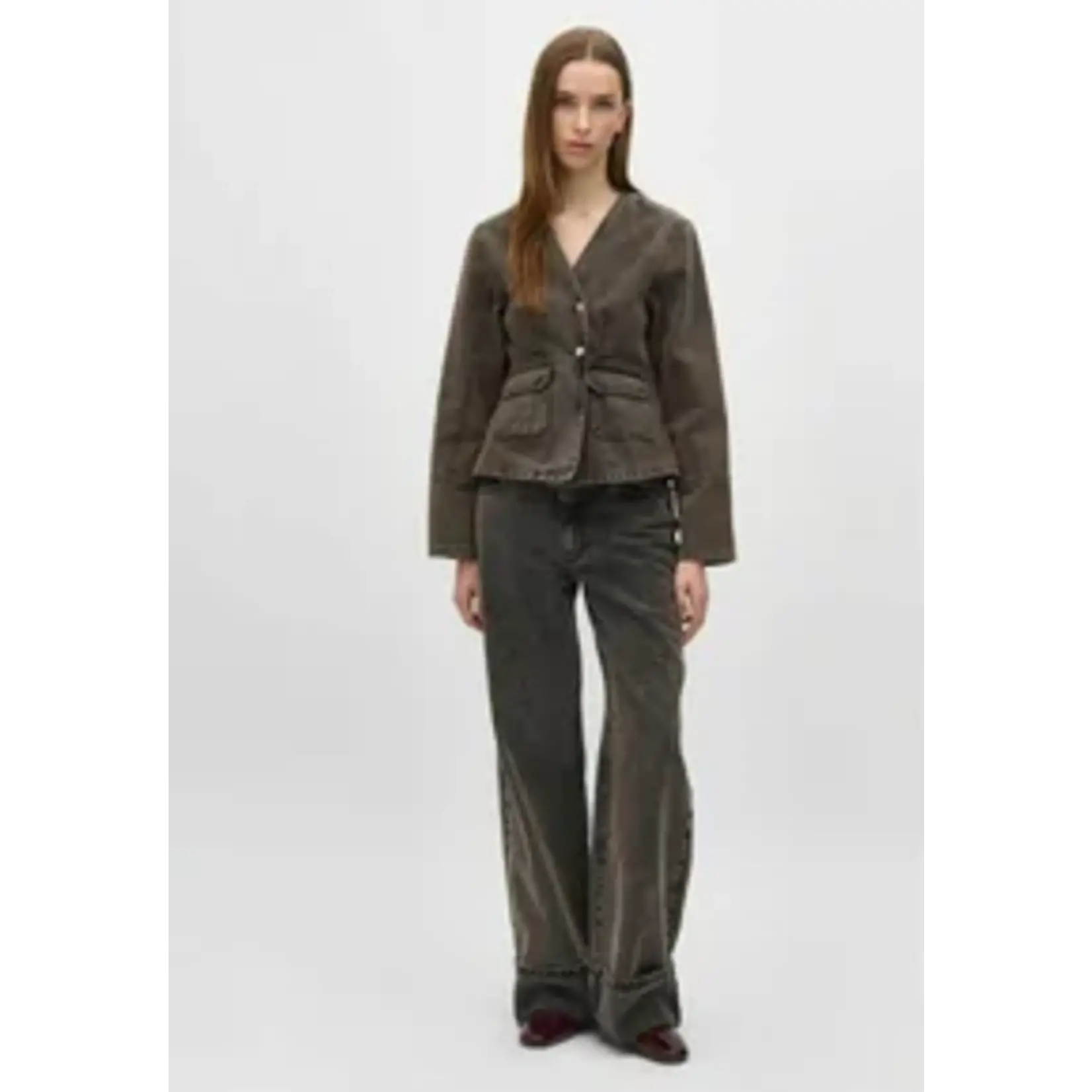 Liandra-M,  bruine jeans kleur chocolate martini