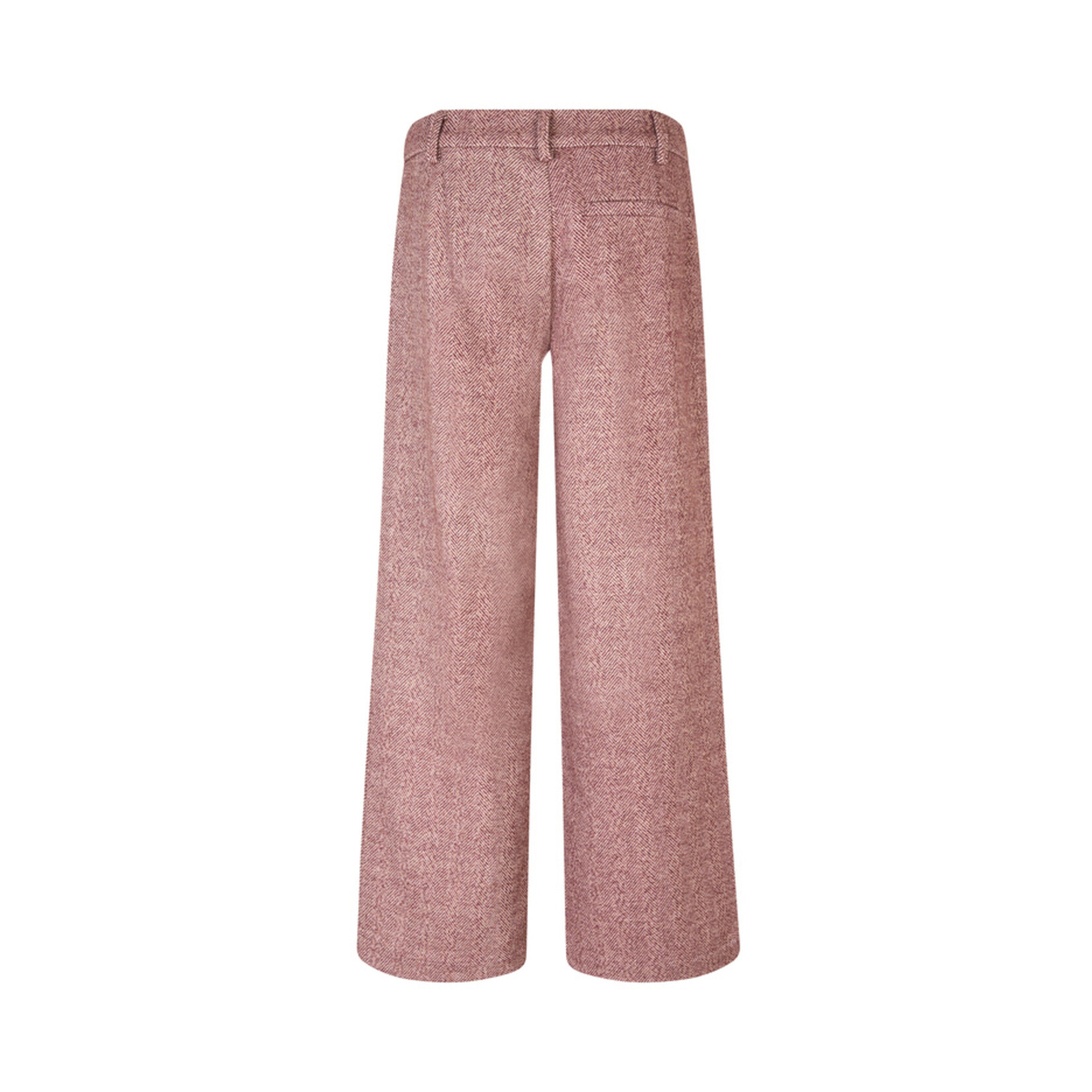 mbyM Tarrina-M pant 30% wol en 70% polyester kleur Fig melange