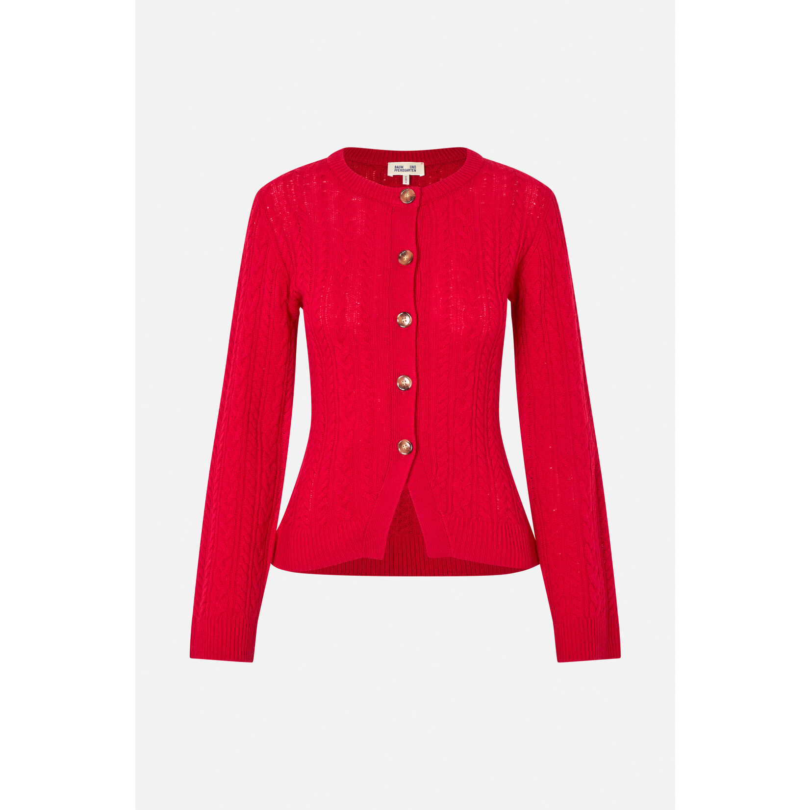 Baum und Pferdgarten Clarah vestje in crimson rood. 100% merinowol