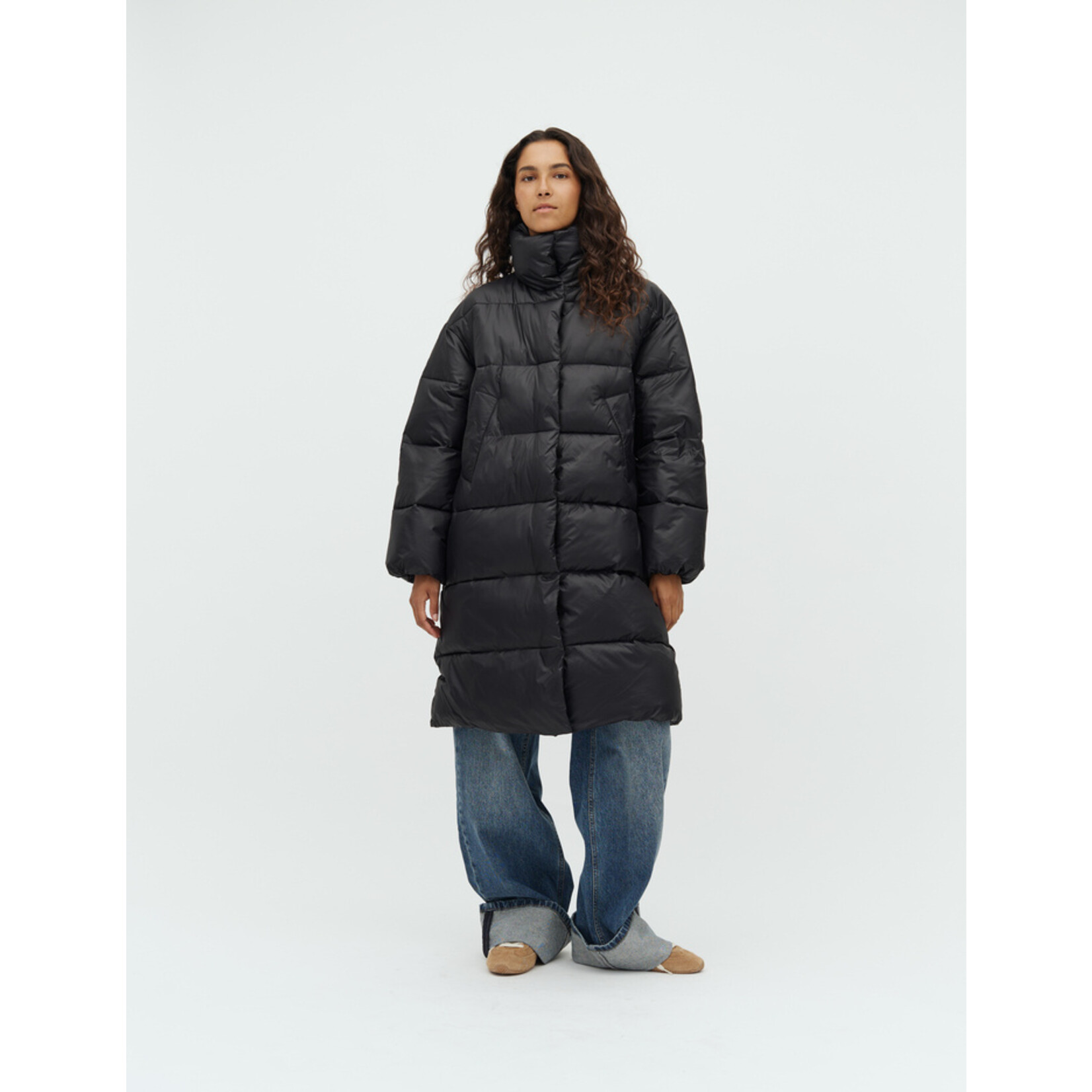 mbyM Seraphina long-M black 100% nylon, vulsel 100% polyester