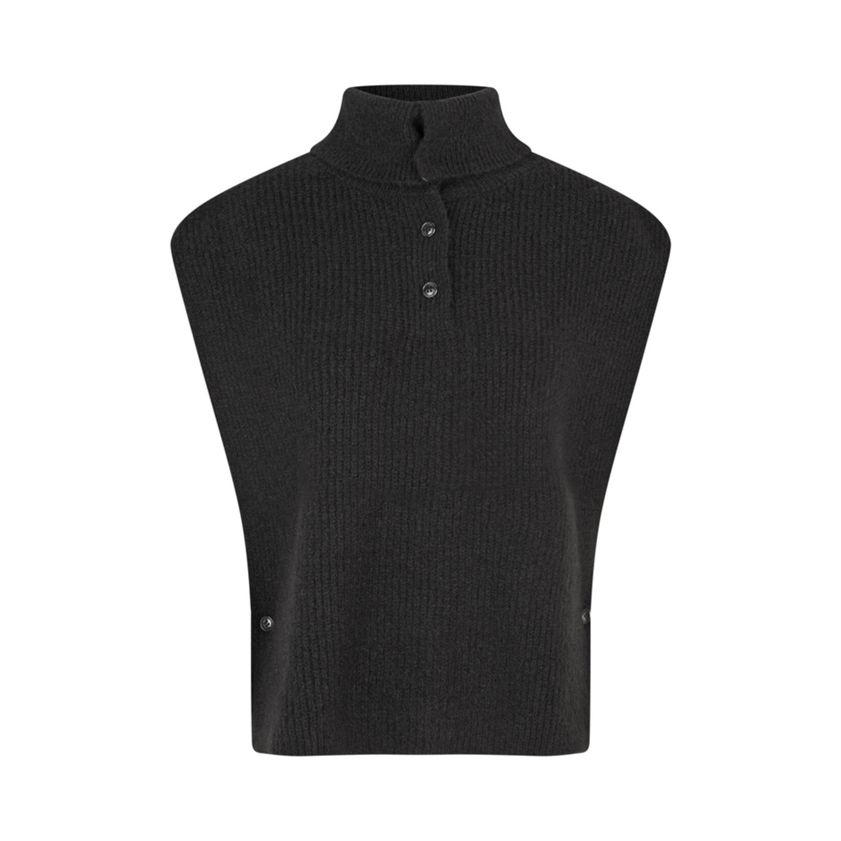 mbyM Tristiana-M Hevelyn sjaal/hes zwart 68% acryl, 12% polyester, 11% nylon, 6% wol en 3% elastan