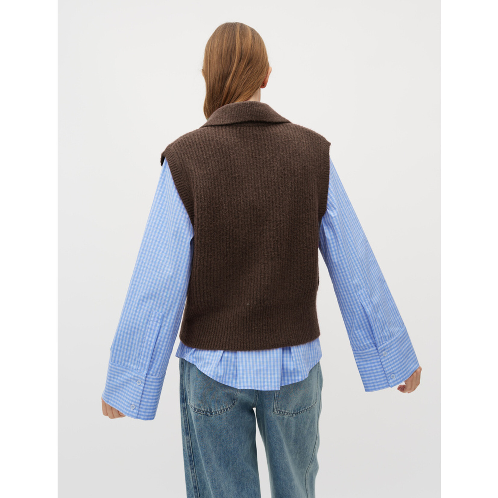 mbyM Rifka-M, Shyla knit, 6% wol, 36% nylon, 51% acryl en 7% elasthan kleur fig.