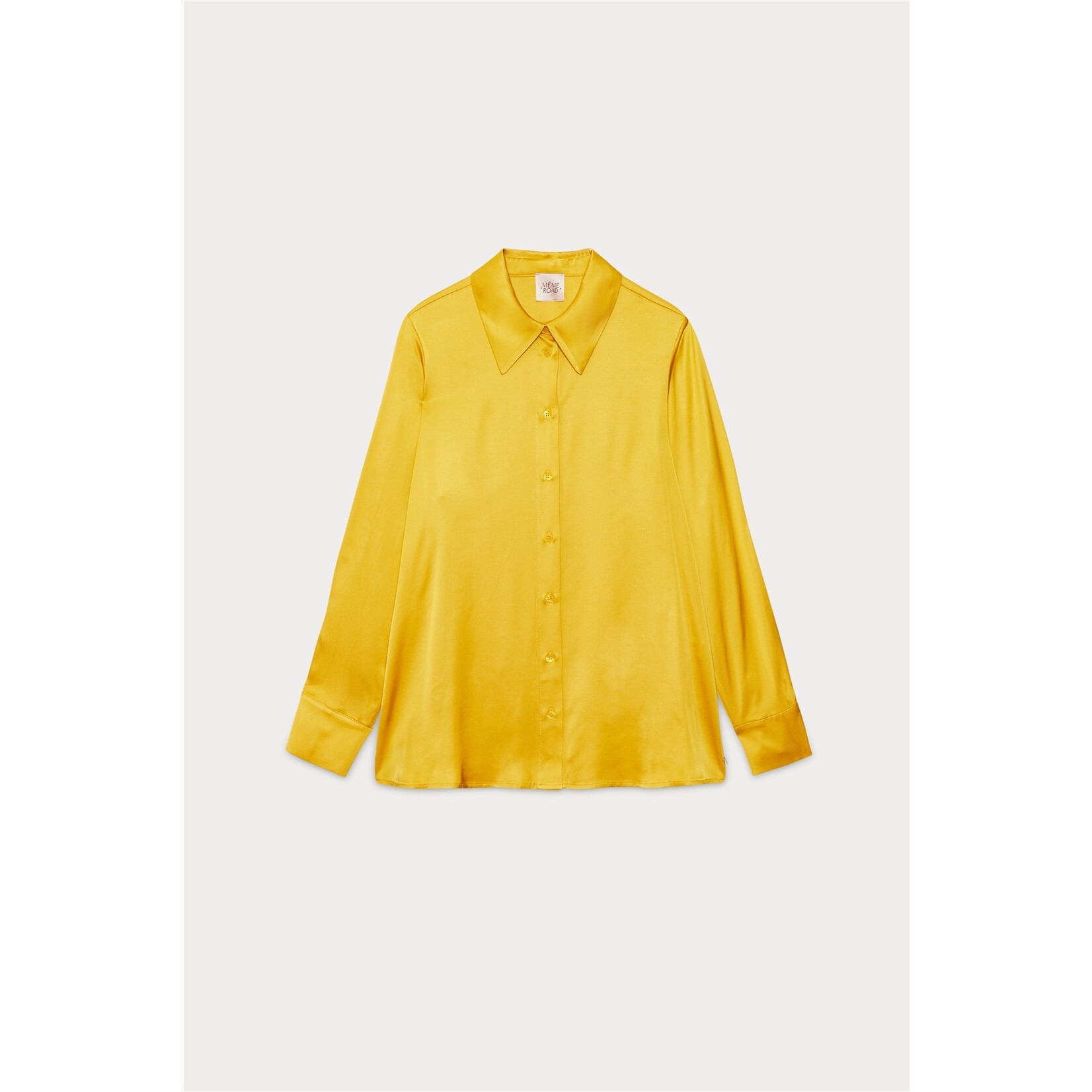 Même Road M5408C blouse kleur Ambra, donker geel