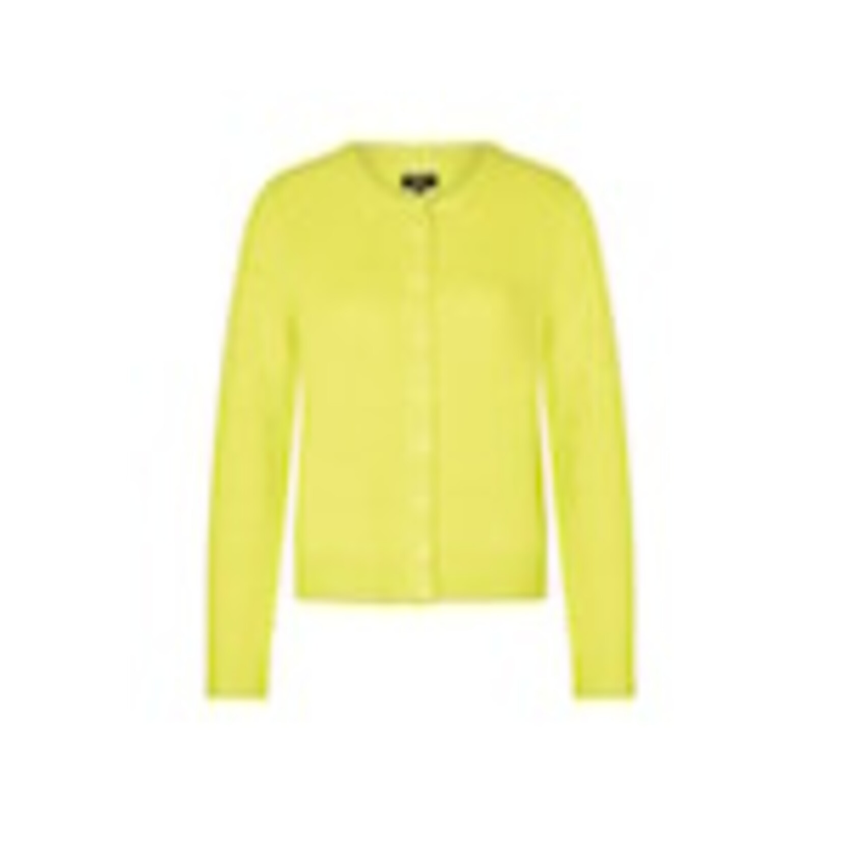 ZILCH 52AWN20.124 vest ronde hals lemon.