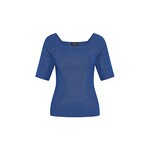 ZILCH Top square neck electric blue.