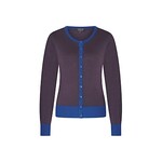 ZILCH Vestje two-tone plum.