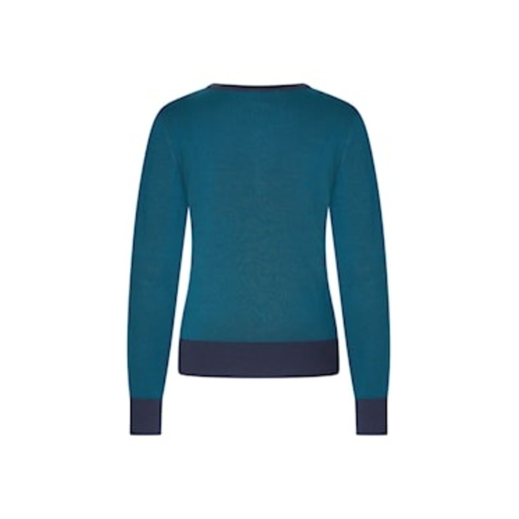 ZILCH Vestje BAS20.002P two-tone petrol/navy.