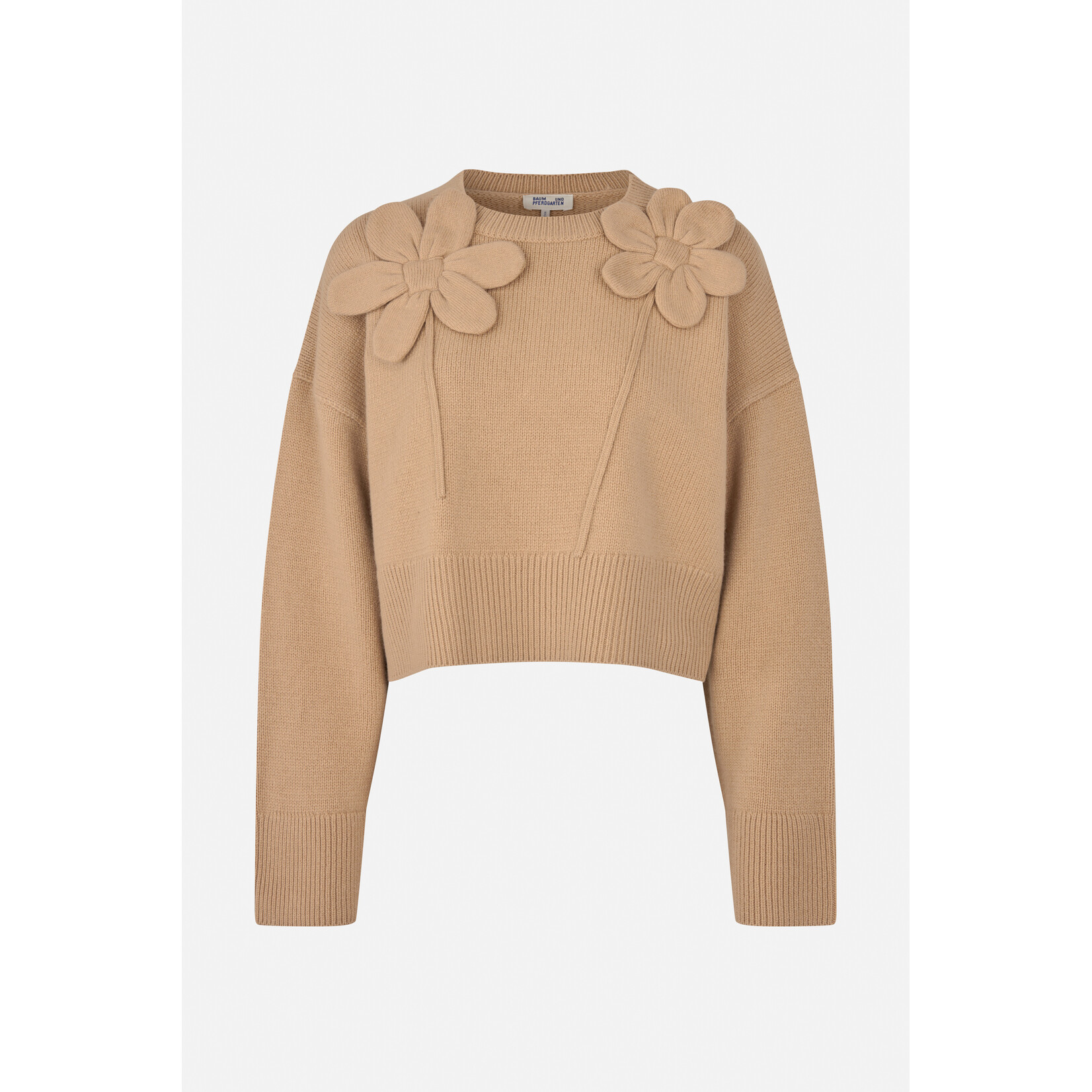 baum Cenia trui 24605 80% merino en 20% polyamide camel