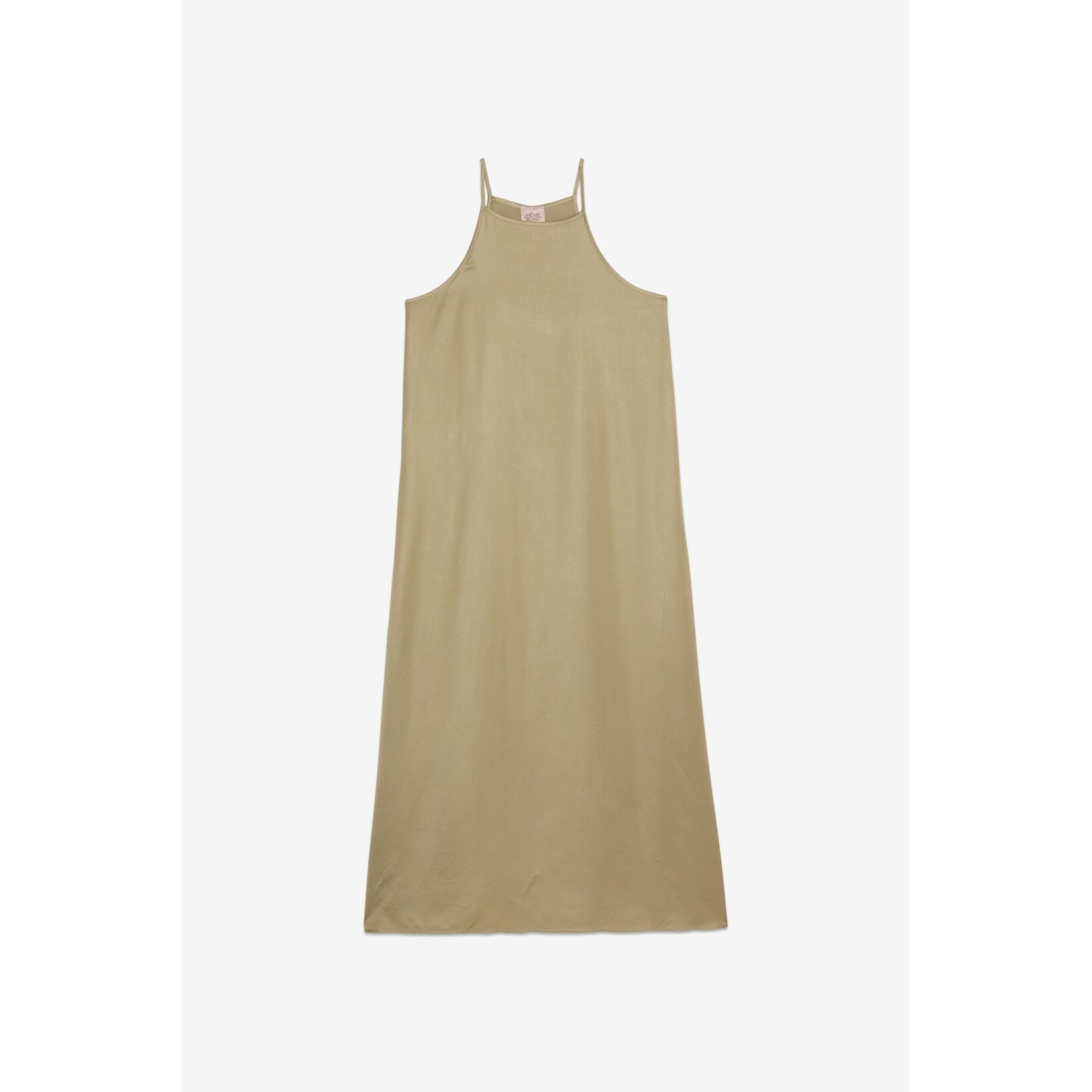 Même Road M2471A jurk van 100% viscose kleur salvia.