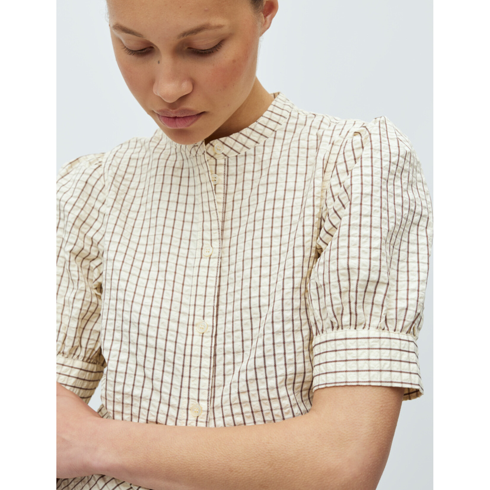 mbyM Felia-M, bloesje met k.m. kleur sugar/kiwa check