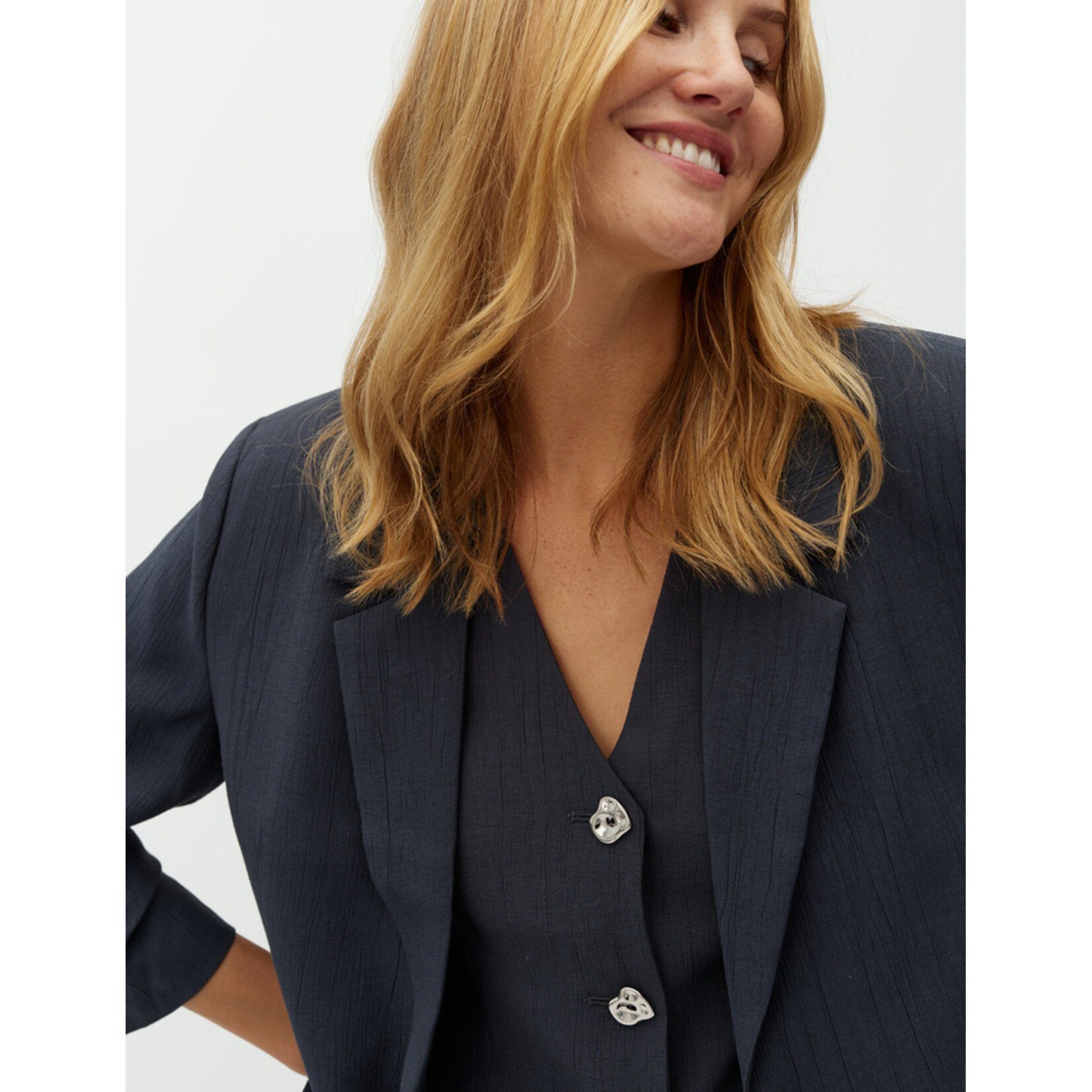 mbyM Arlise-M, Daliar, gilet dark bering sea.