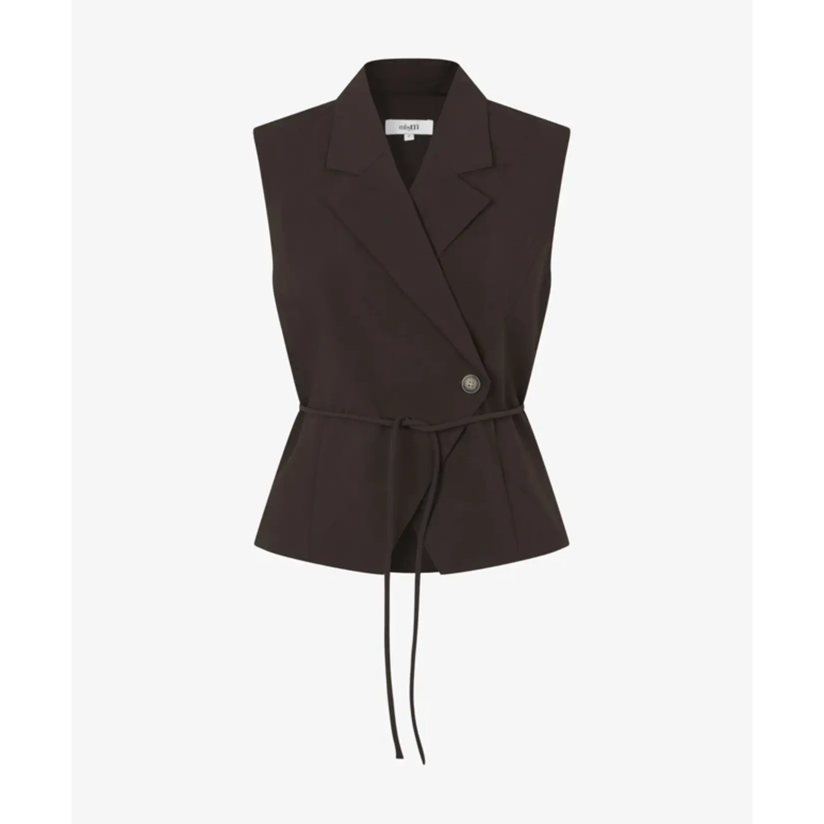 mbyM Gilet Evelora-M, Willah 63% gerecycled poly, 33% visc. en 4% elastan.