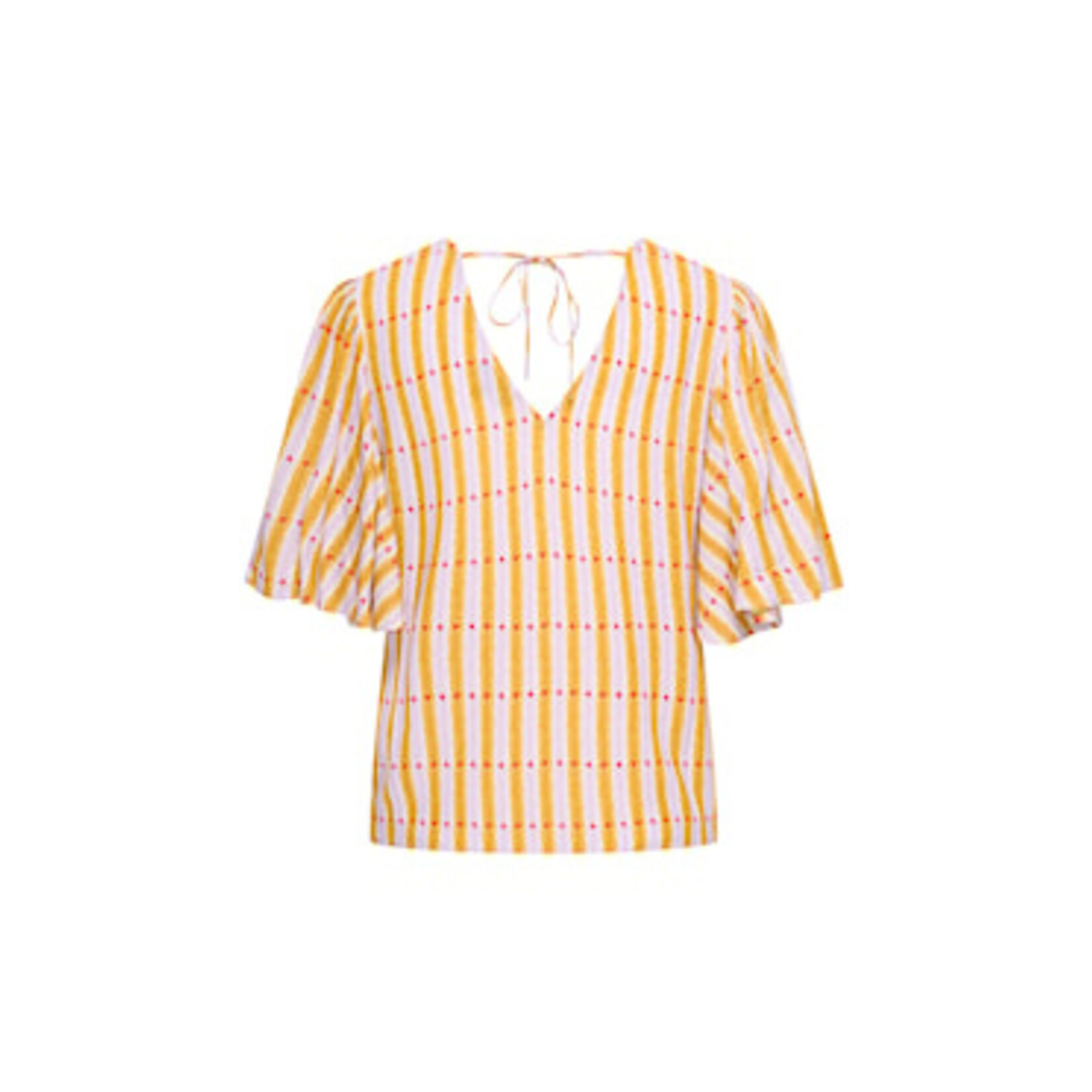 Zilch 61RAC10.210 100% rayon stripes and dots lilac