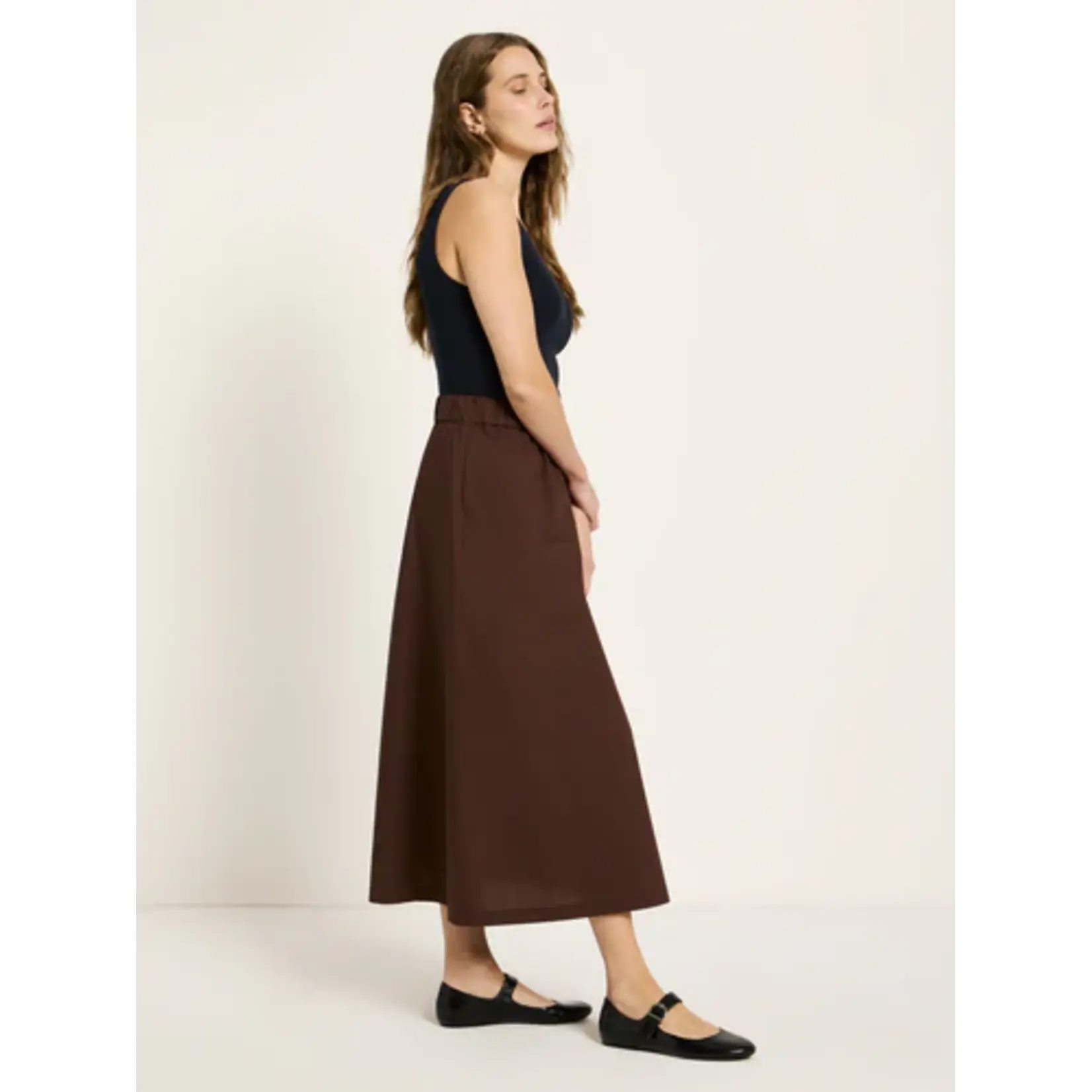 Lanius 14575 rok 100% organic cotton kleur chocolate.