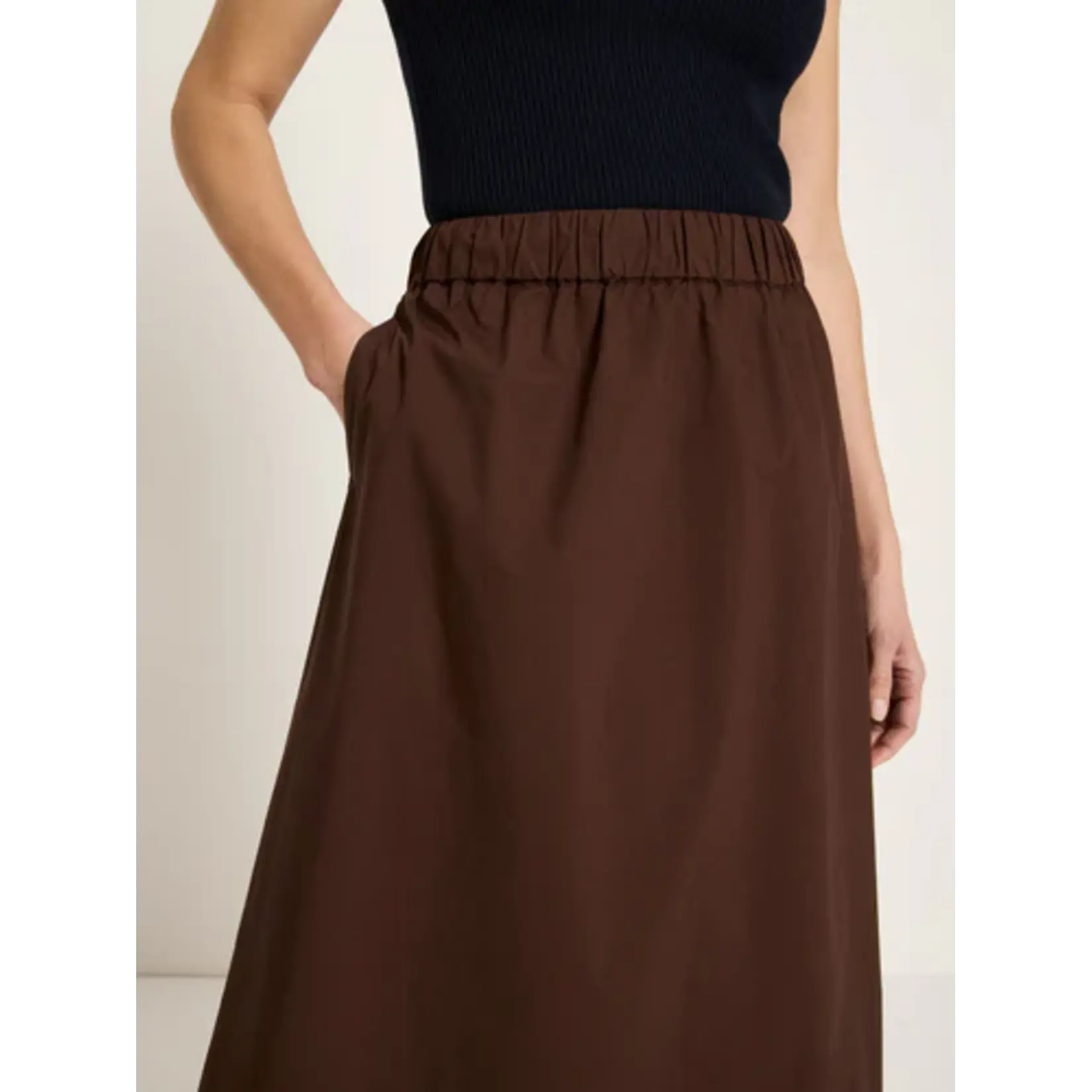Lanius 14575 rok 100% organic cotton kleur chocolate.