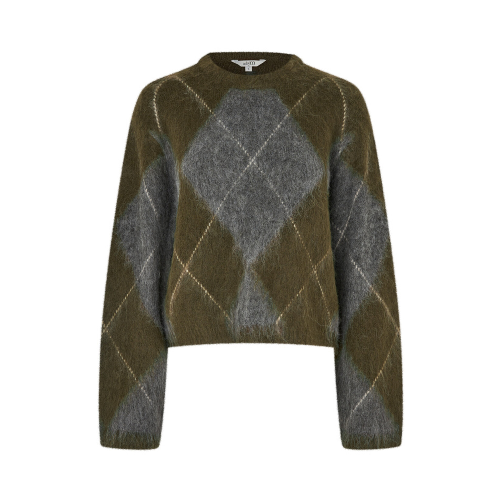 mbyM Zelie, brushed artwork, 65301465, argyle olive