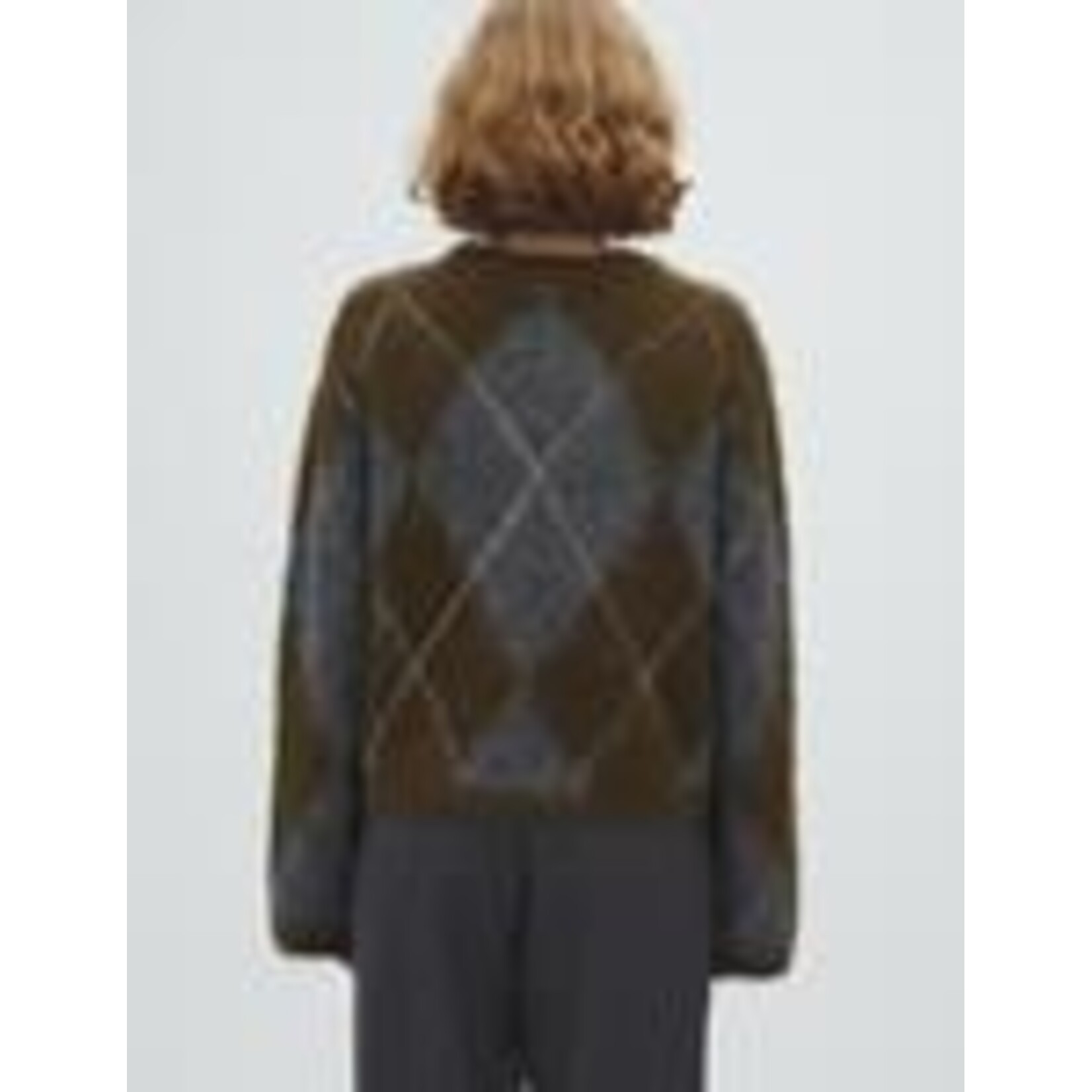 mbyM Zelie, brushed artwork, 65301465, argyle olive
