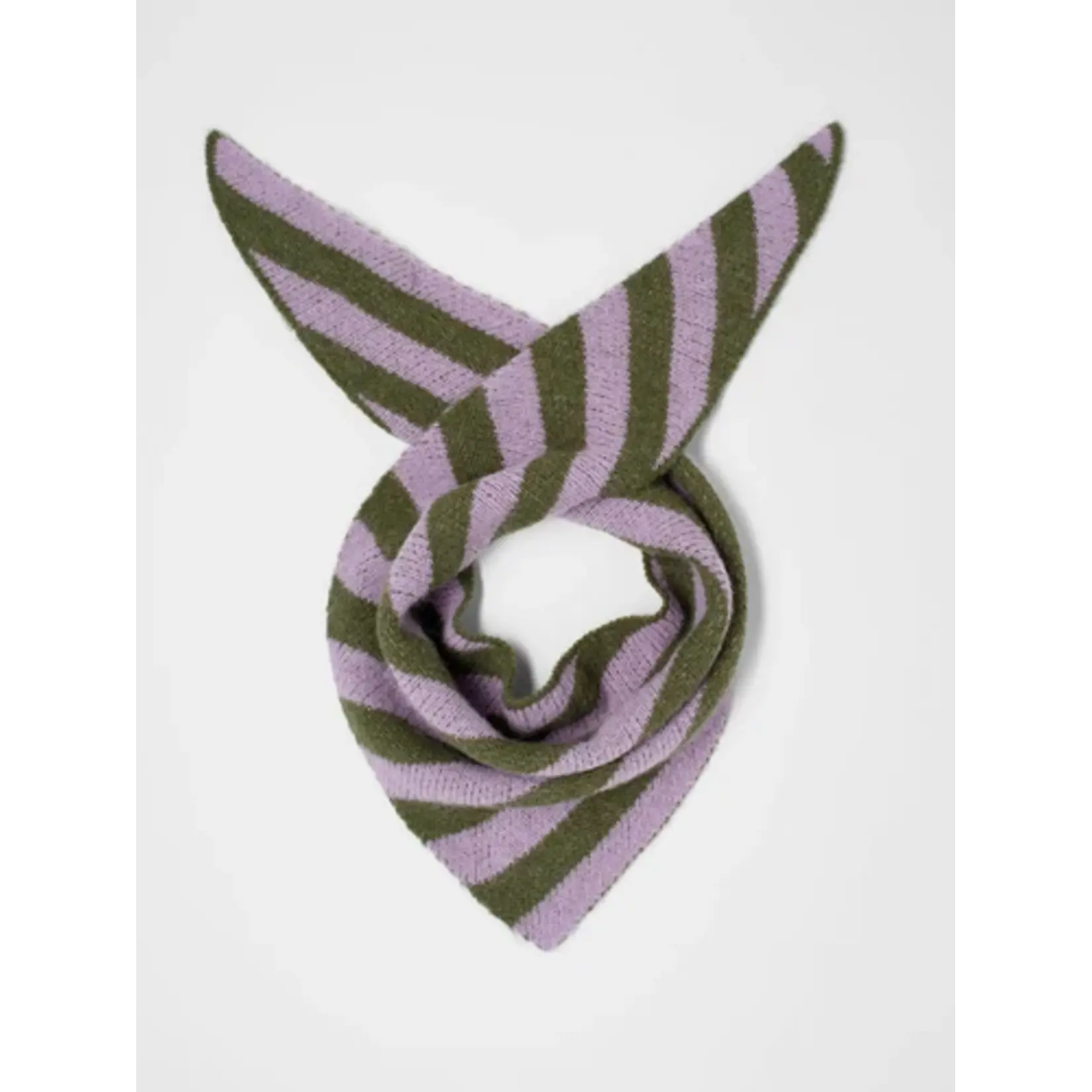 Lanius 14896 dreieckstuch garden green/pale violet