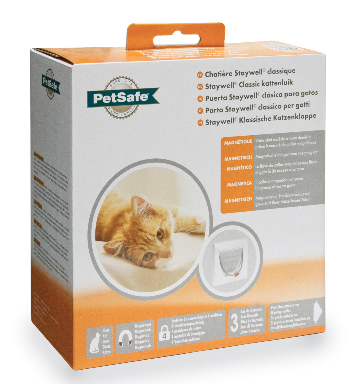 Magnetisch afsluitbaar kattenluik Classic, foto 2 van 3