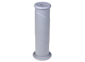 Grijs rond handvat (30 mm) per 2 stuks