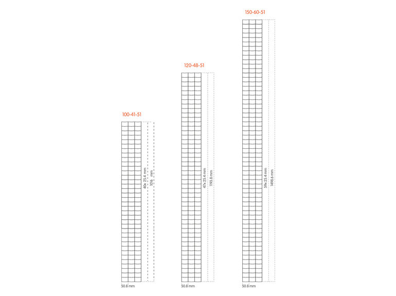 ArcelorMittal Dassengaas Crapal® (25,4x50,8 mm) 100 t/m 150 cm