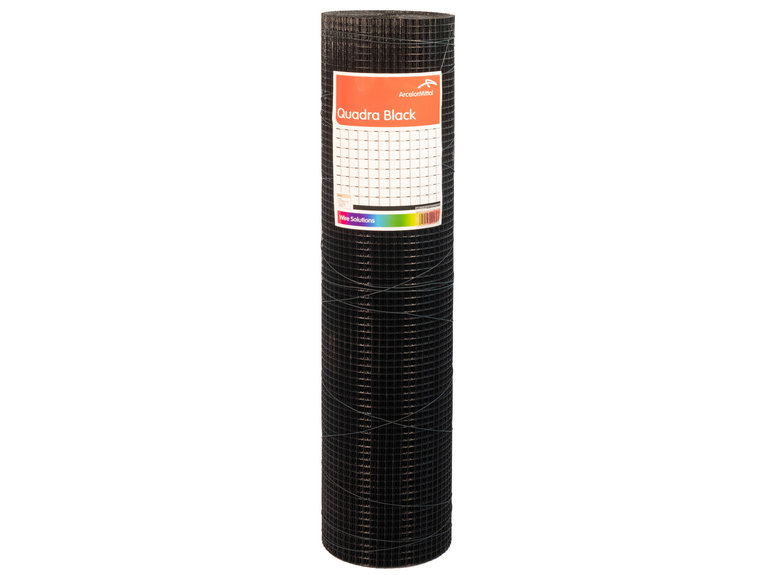 ArcelorMittal Volieregaas Quadra® PVC zwart (13x1,1 mm) 100 cm