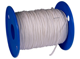 Nylon touw wit