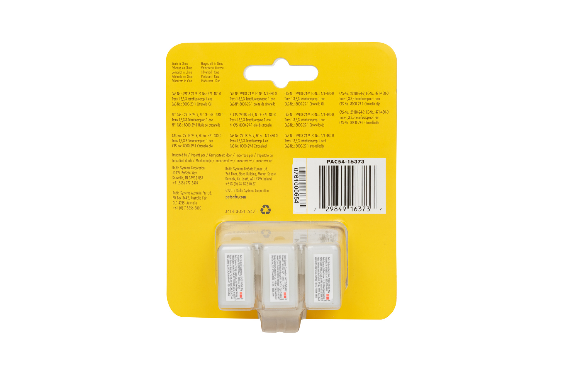 PetSafe Navulling anti-blaf spray Citronella (per 3 stuks verpakt), foto 3 van 4