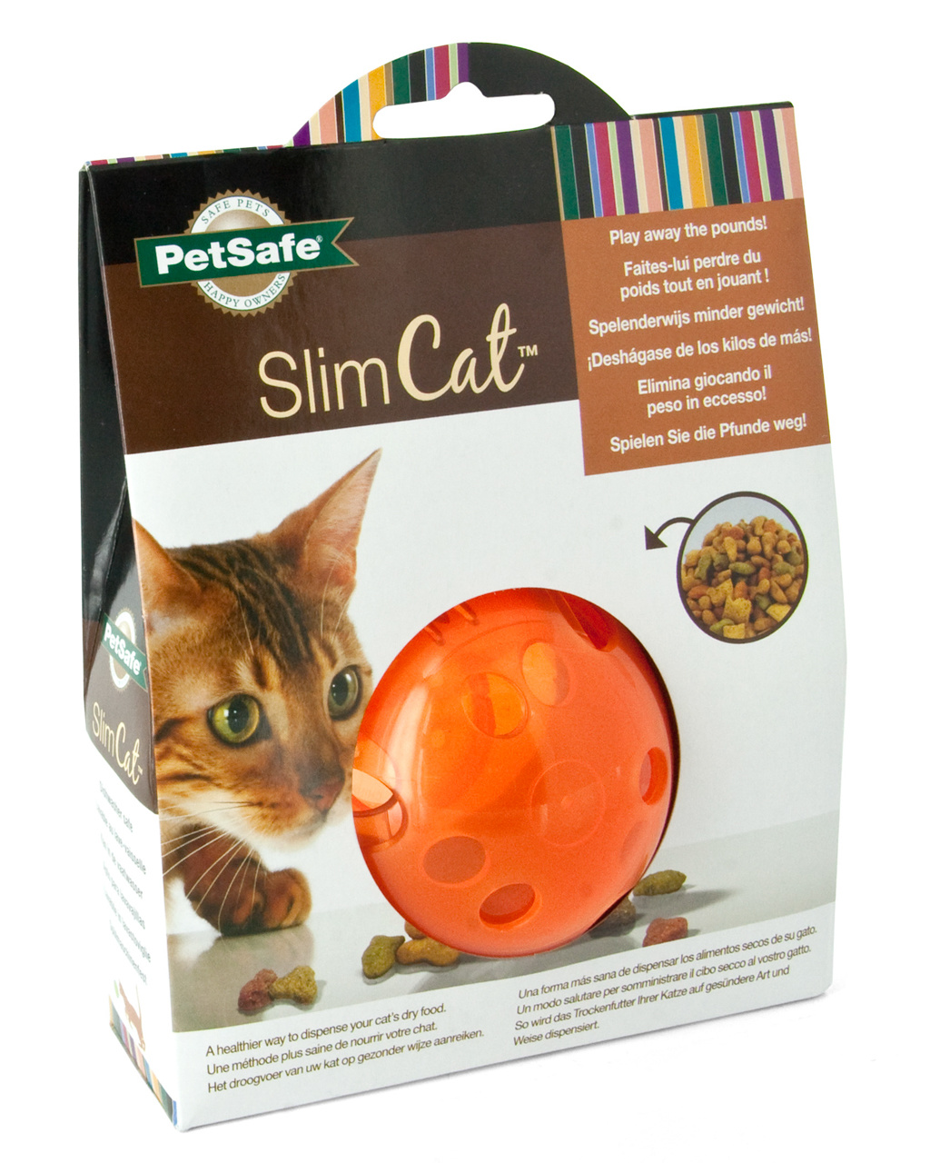 PetSafe Snackbal Slimcat oranje, foto 3 van 4