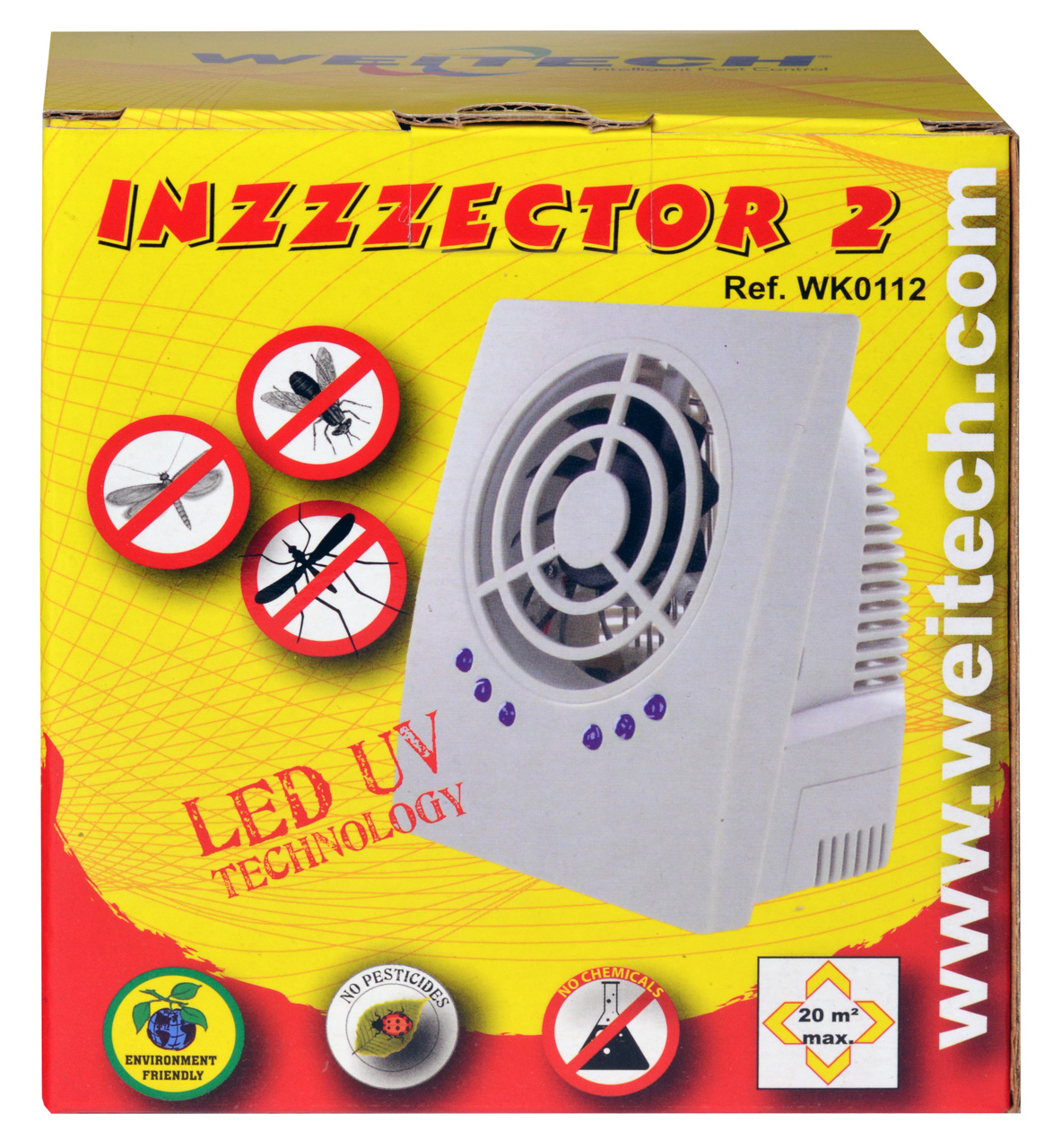 Weitech Inzzzector 2 LED UV-lamp (20 m²), foto 2 van 2