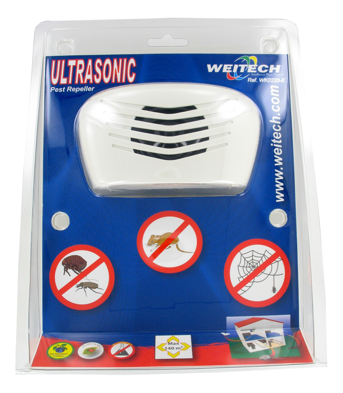 Weitech Verjager van muizen en kruipende insecten (140 m²), foto 2 van 6