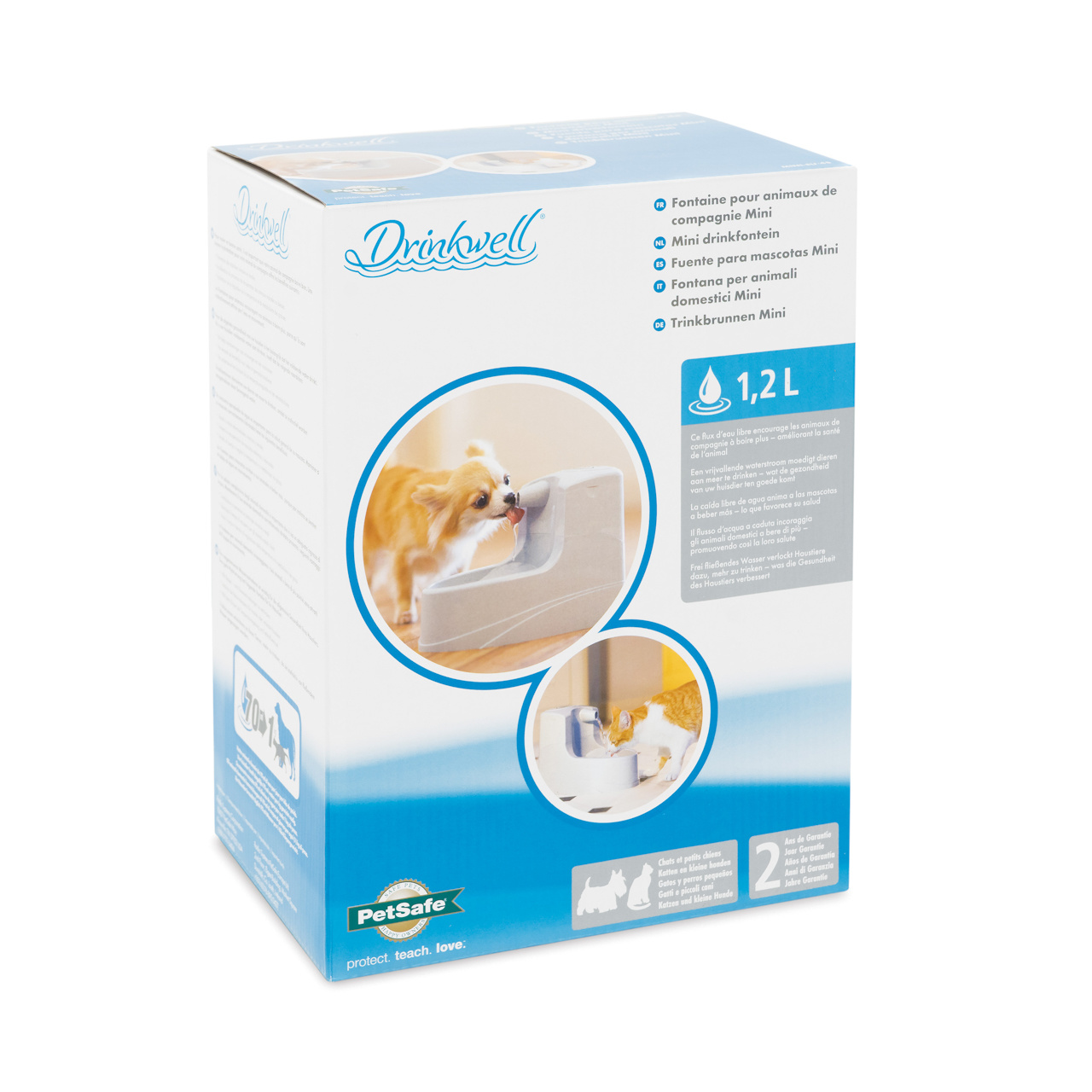 Drinkwell Mini drinkfontein (1,2 l), foto 2 van 5