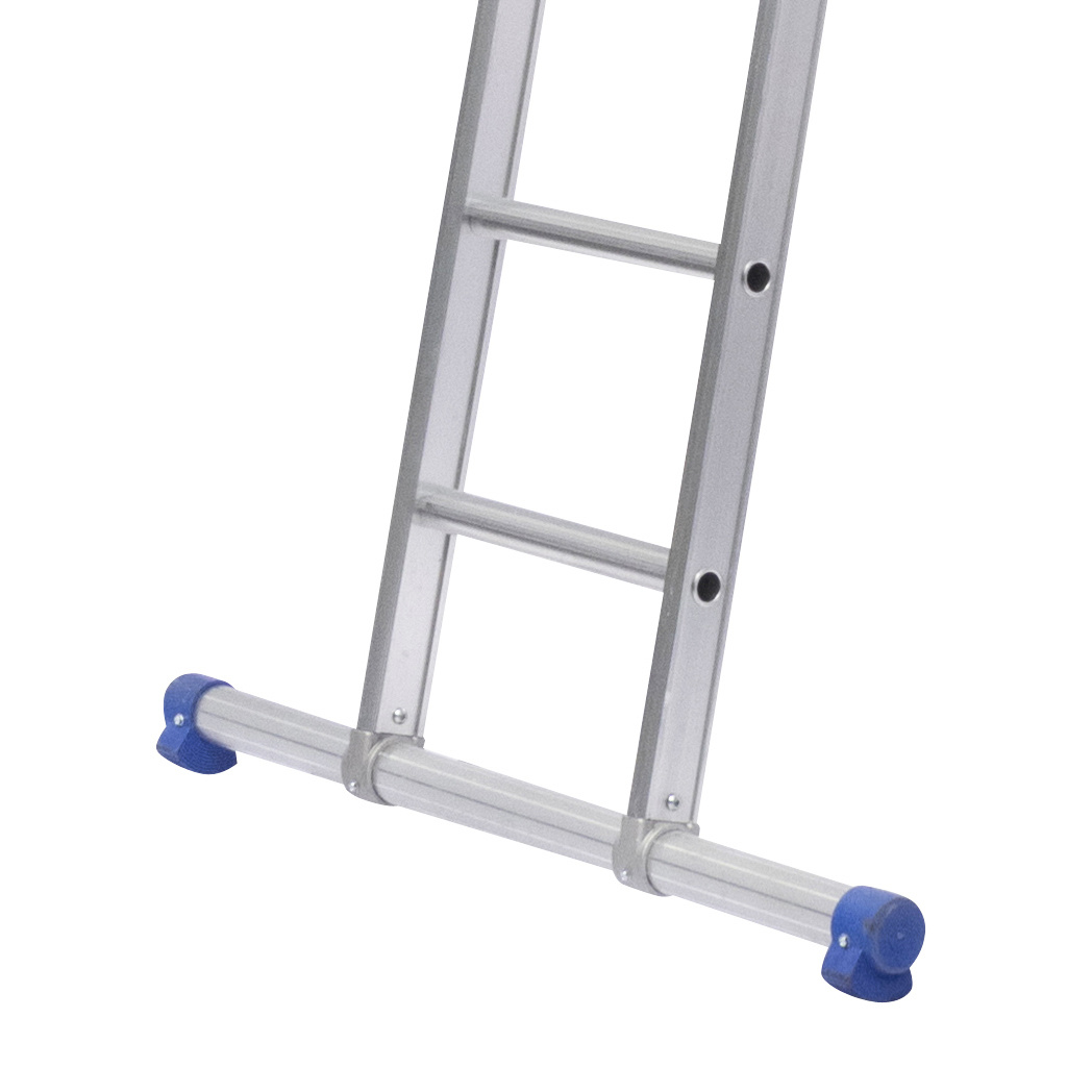 Maxall 3-delige Opsteekladder met rechte bomen (14 sporten), foto 2 van 6